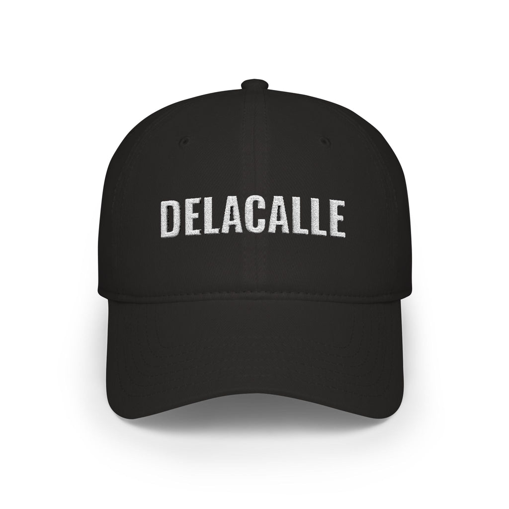 Delacalle Cap — Core Collection (Black, Embroidered)