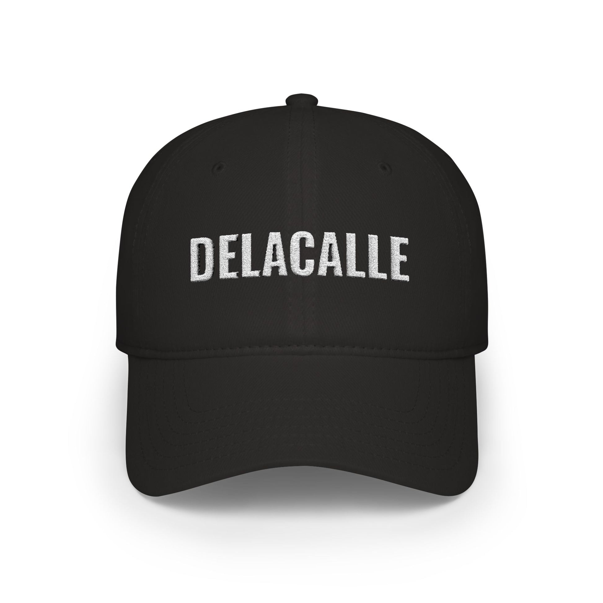 Delacalle Cap — Core Collection (Black, Embroidered)