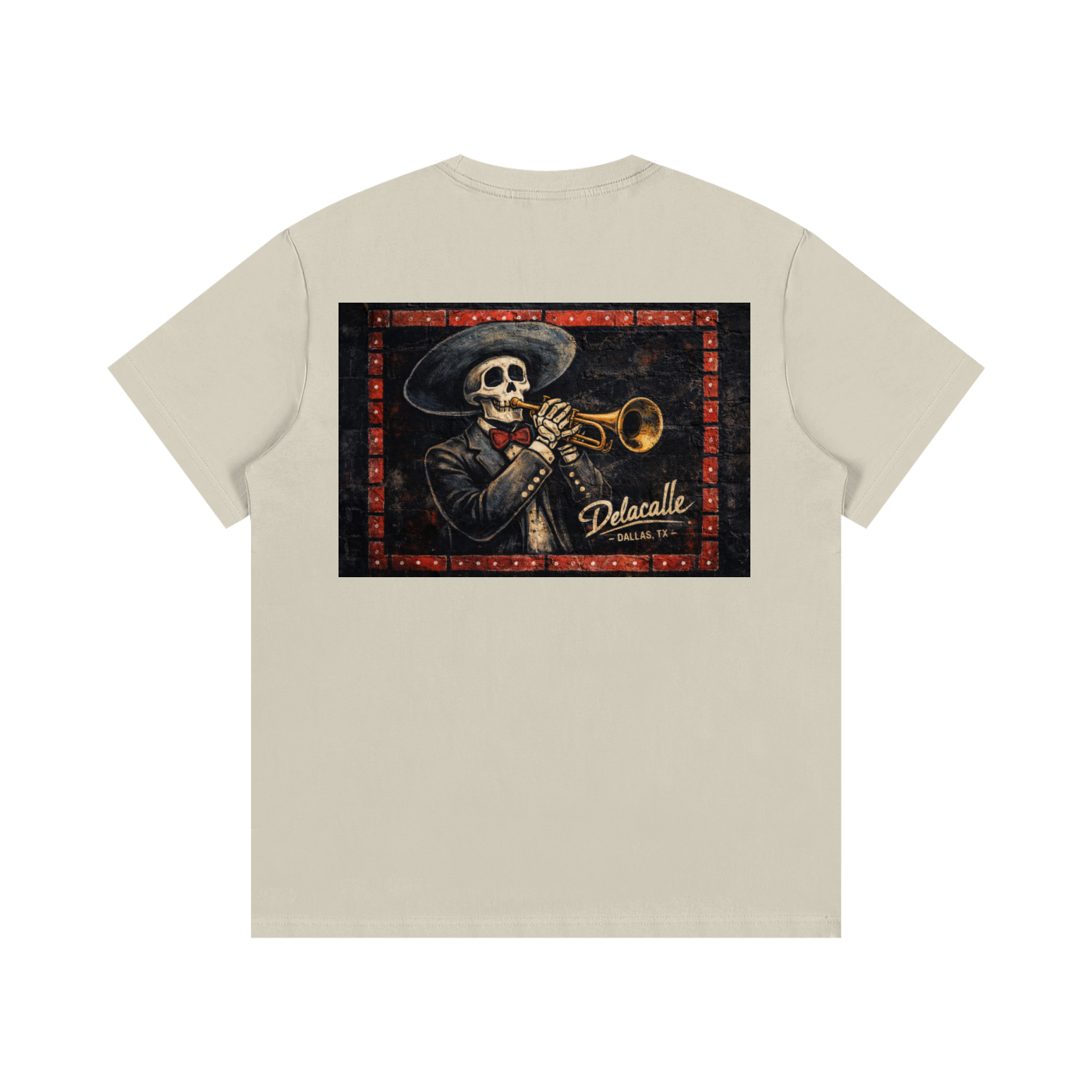 Delacalle - Skull with a trumpet - TX