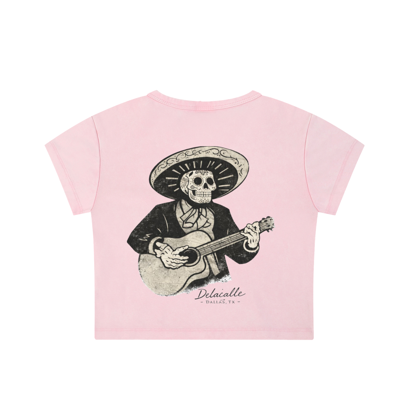 Delacalle - Skull playing Guitar - Washed - TX